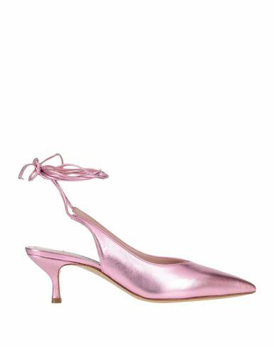 Francesco Sacco Woman Pumps Pink Soft Leather Cover