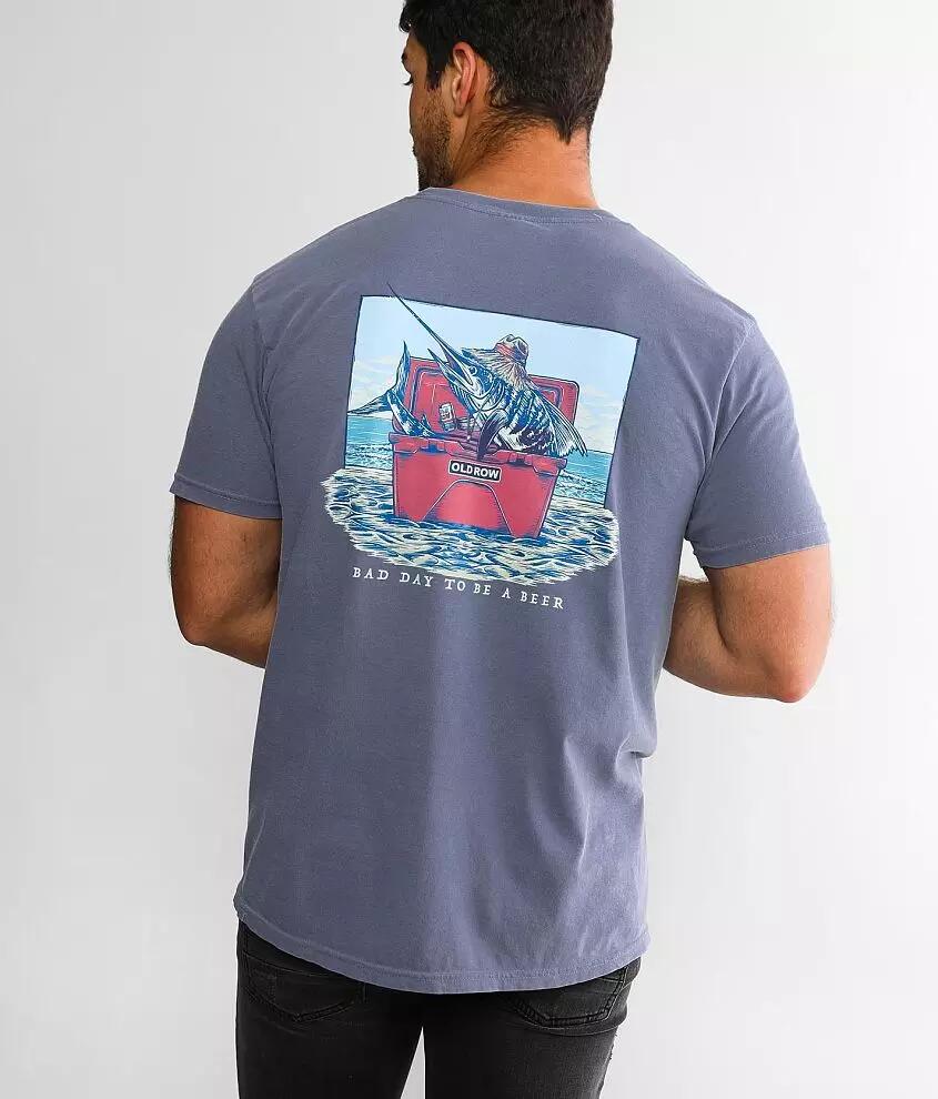 Old Row Bad Day To Be A Beer Marlin T-Shirt Cover