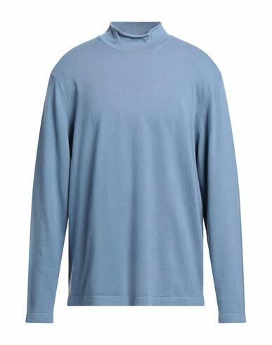 04651/a Trip In A Bag Man Turtleneck Slate blue Cotton, Wool Cover