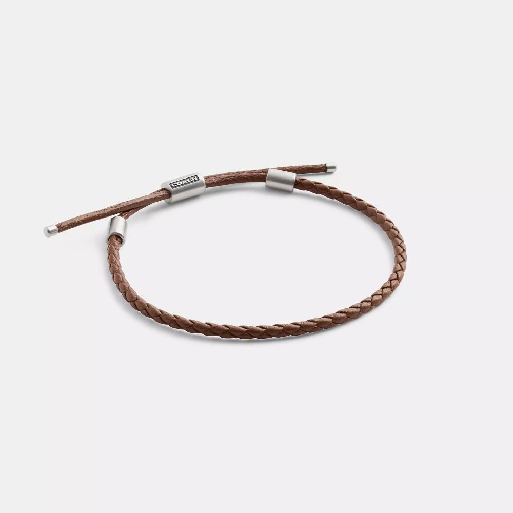 Coach Braided Leather Bracelet Cover