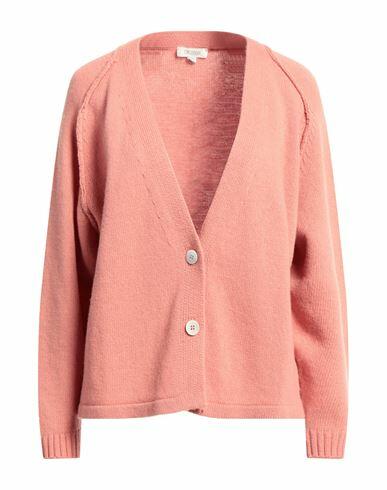 Crossley Woman Cardigan Salmon pink Wool, Cashmere Cover