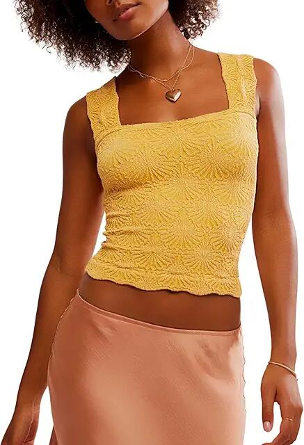 Free People Love Letters Cami (Golden Latee) Women's Clothing Cover