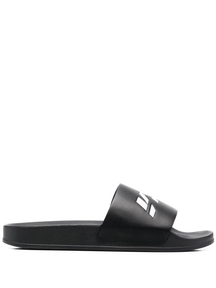 VETEMENTS logo-print slides - Black Cover