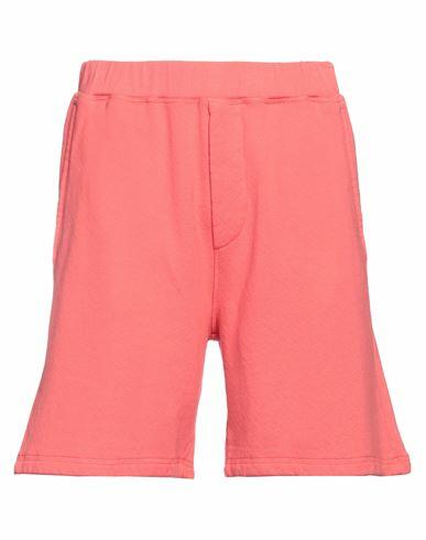 Dsquared2 Man Shorts & Bermuda Shorts Salmon pink Cotton Cover