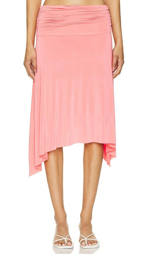 SIEDRES Mimi Skirt in Coral Cover