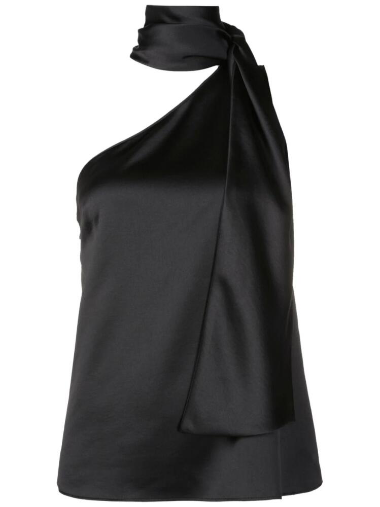 HUGO Cassie high-neck asymmetric blouse - Black Cover