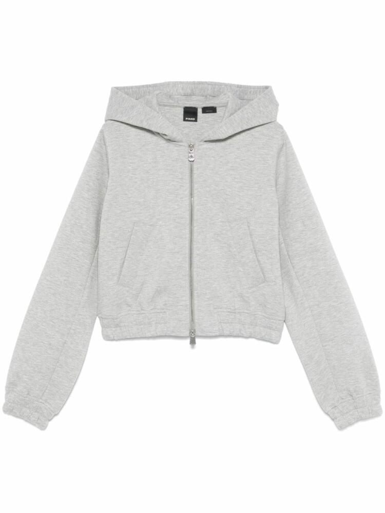 PINKO mélange-effect hoodie - Grey Cover