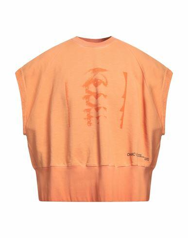 Oamc Man Sweatshirt Orange Cotton Cover