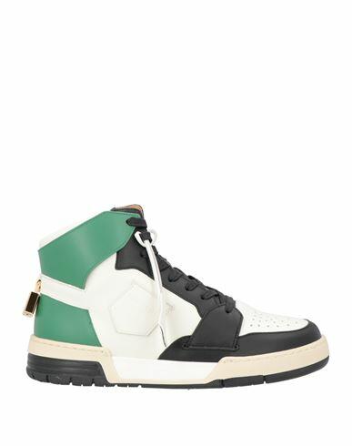 Buscemi Man Sneakers Green Calfskin Cover