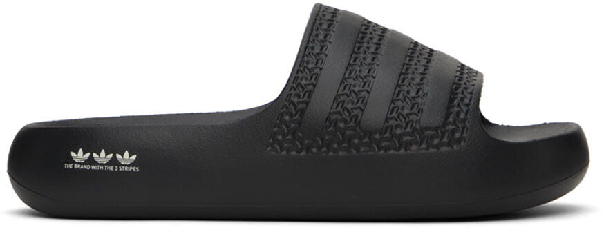 adidas Originals Black Adilette Ayoon Slides Cover