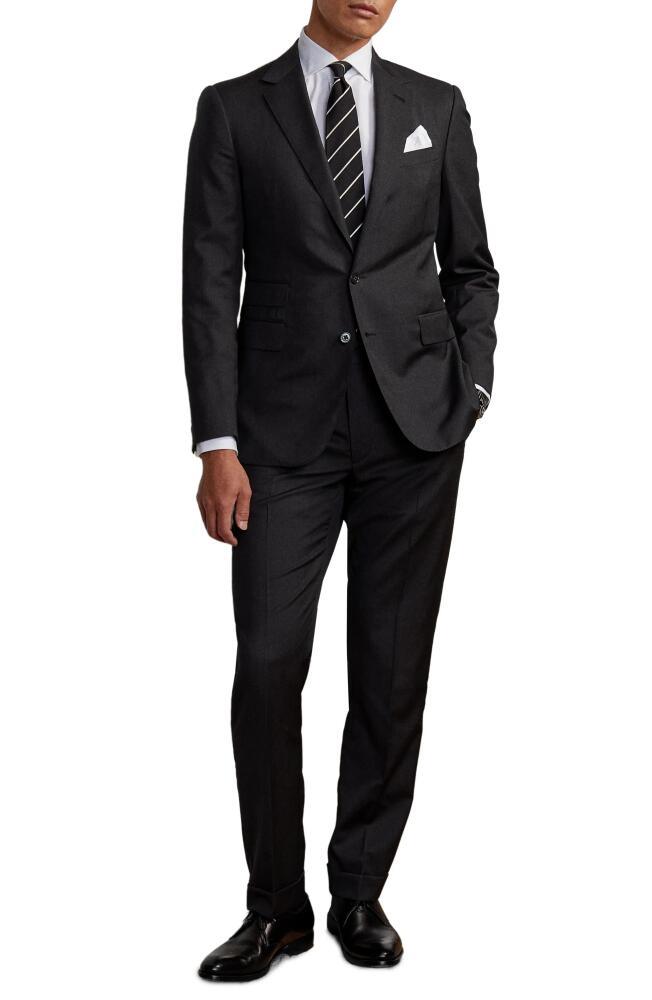 Ralph Lauren Purple Label Gregory Hand Tailored Wool Serge Suit in Charcoal Cover