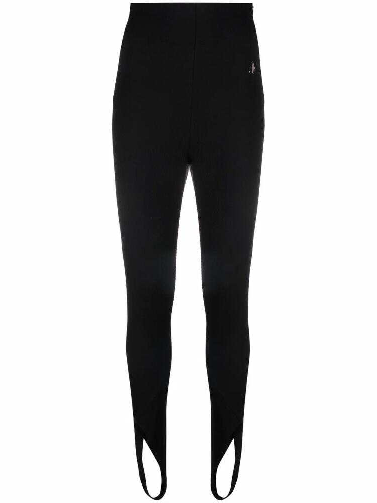 The Attico Jamie stirrup leggings - Black Cover