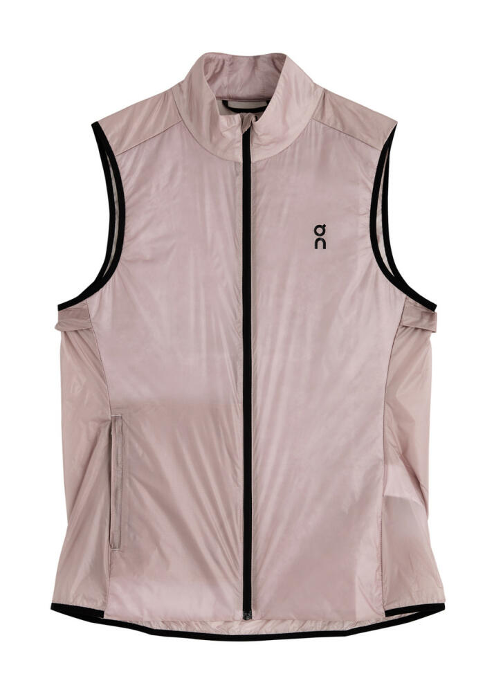 ON Weather Logo Nylon Gilet - Grey Cover