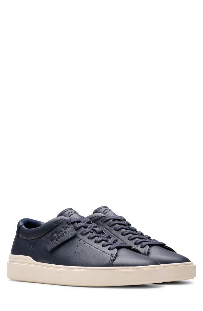 Clarks(r) Craft Swift Sneaker in Navy Leather Cover