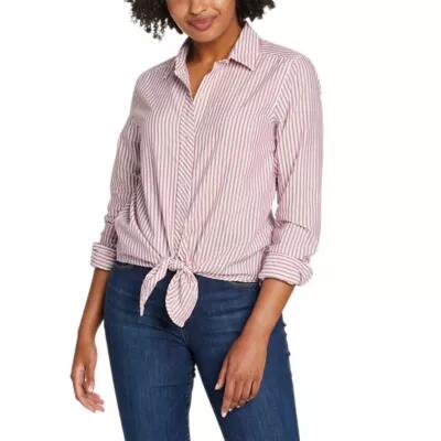 Eddie Bauer Women's Etesian Tie-Front Shirt Cover