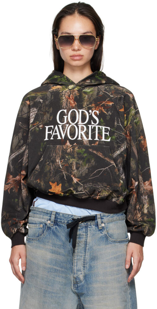 Praying Khaki 'God's Favorite' Camo Hoodie Cover