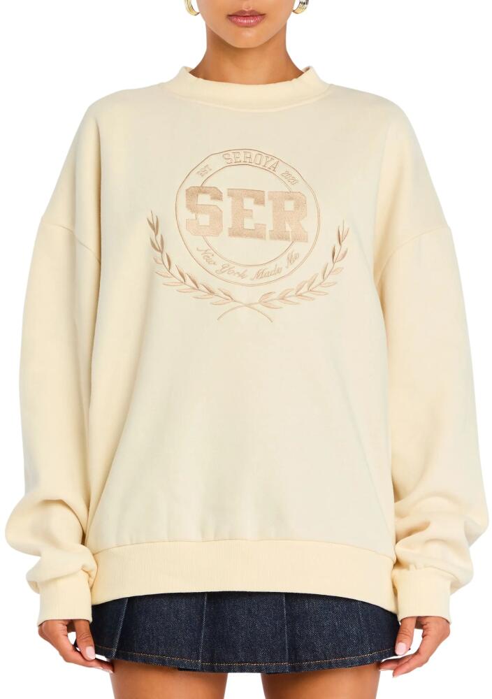 SER.O.YA Ser Crewneck Sweater in Oatmeal Cover