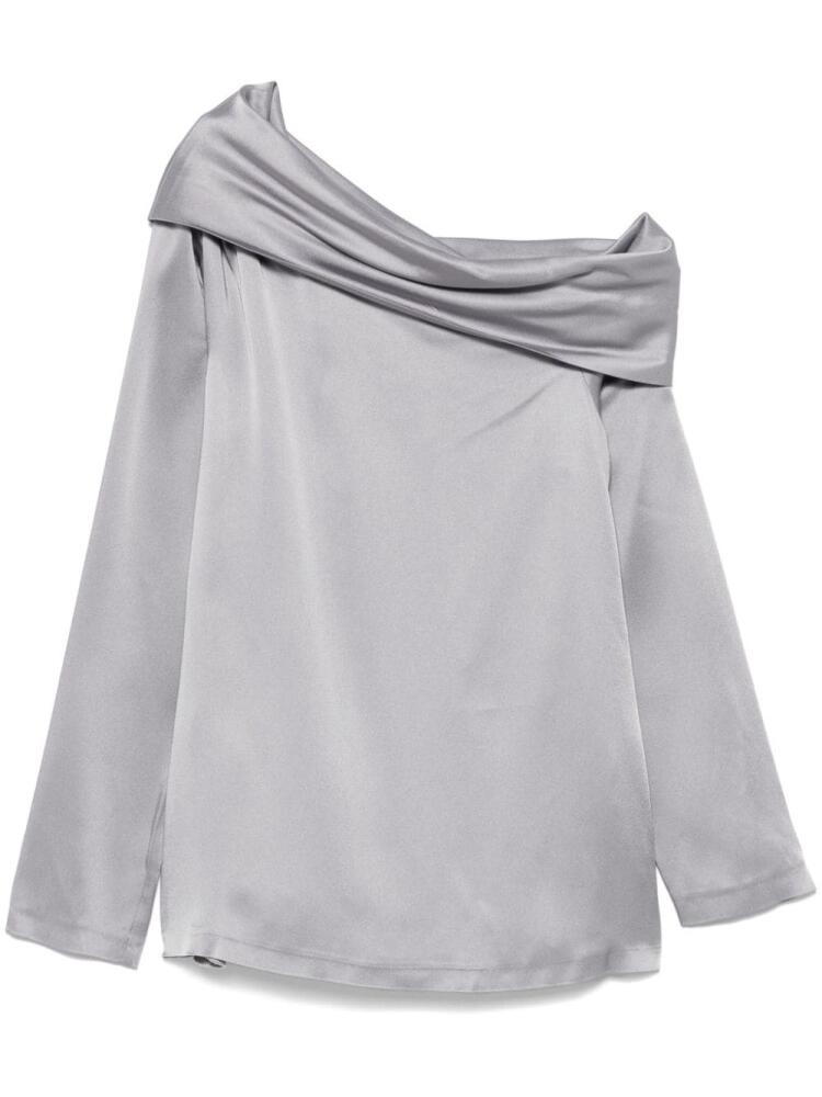 Semicouture satin blouse - Grey Cover