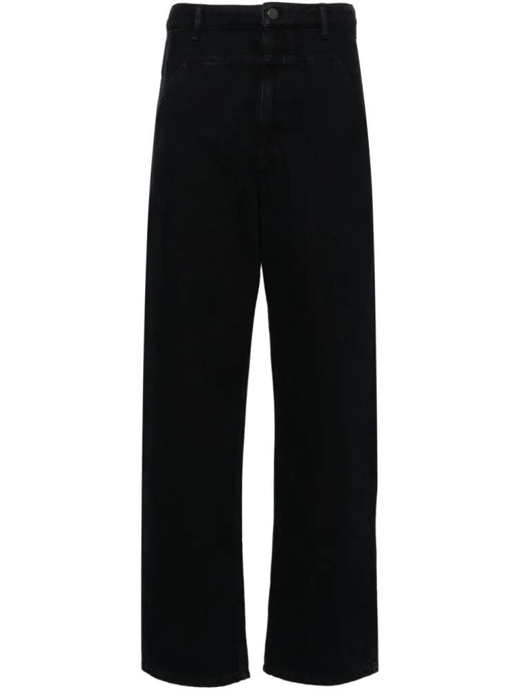 LEMAIRE Carpenter high-rise straight-leg jeans - Blue Cover