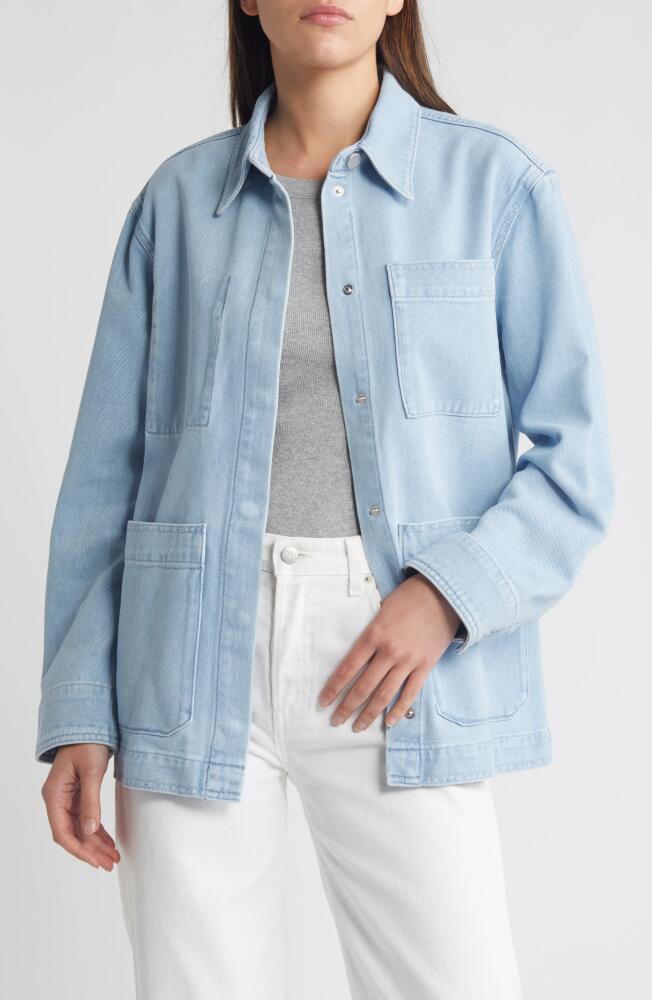 Treasure & Bond Denim Chore Jacket in Light Wash Cover