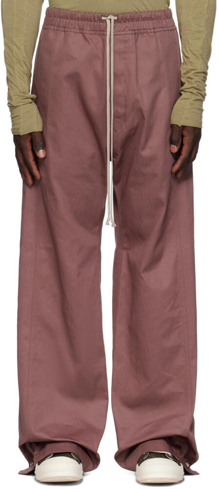 Rick Owens DRKSHDW Purple Press-Stud Sweatpants Cover