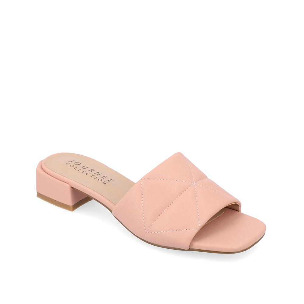 Journee Collection Elidia Slide Sandal | Women's | Light Pink Cover