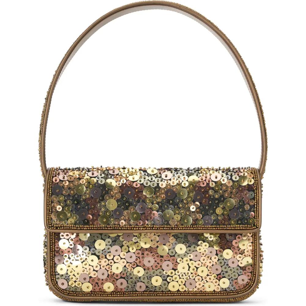 STAUD Tommy Beaded Shoulder Bag in Gilded Sequins Cover