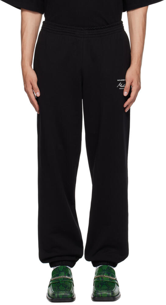 Martine Rose Black Slim-Fit Track Pants Cover