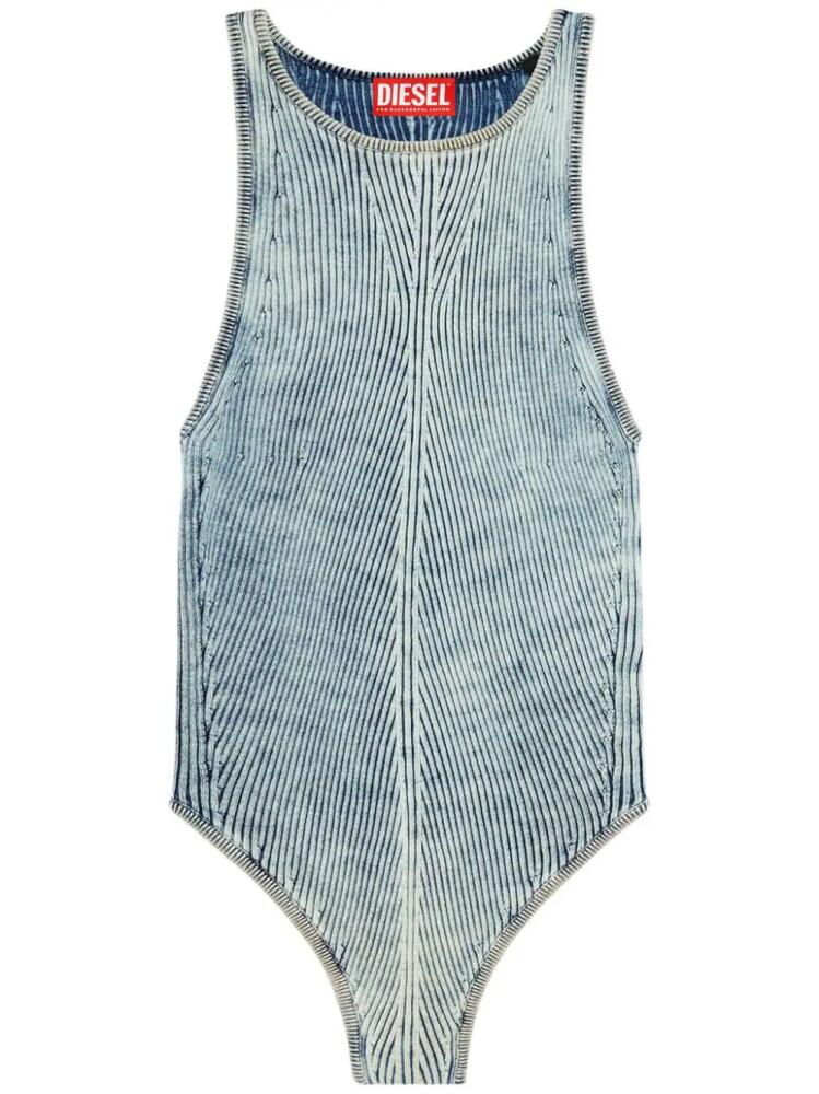 Diesel M-Tansy sleeveless denim bodysuit - Blue Cover