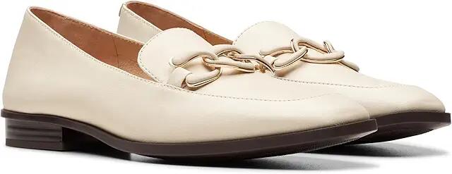 Clarks Sarafyna Rae (Ivory Leather) Women's Flat Shoes Cover