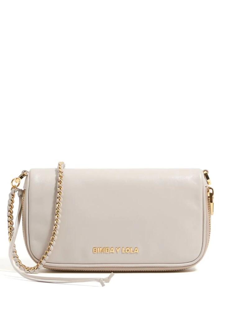 Bimba y Lola mini leather crossbody bag - Neutrals Cover