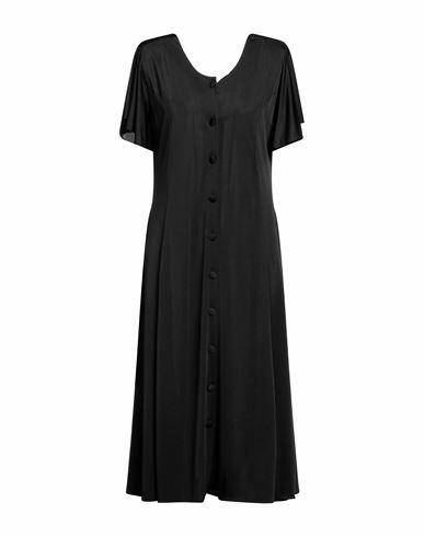 Vetements Woman Midi dress Black Polyester, Elastane Cover