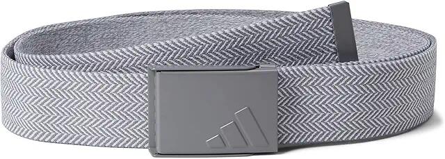 adidas Golf Golf Stretch Heather Web Belt Reversible (Grey Three) Men's Belts Cover