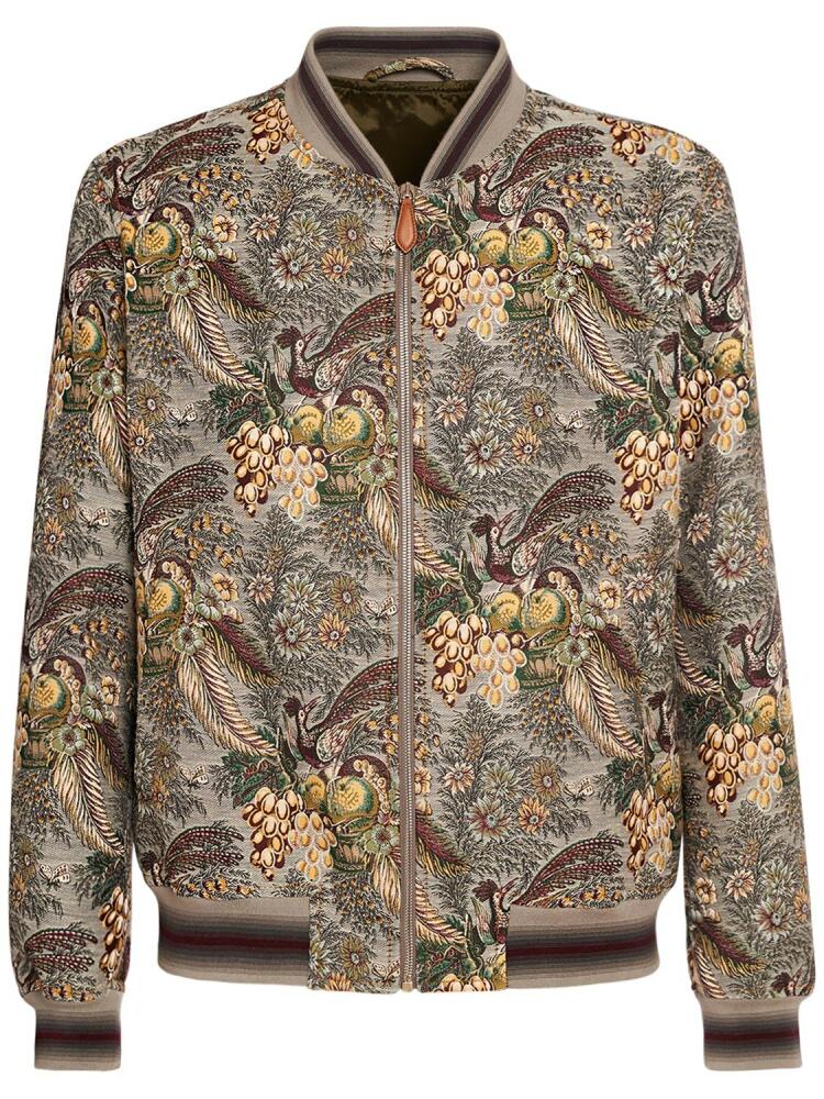 ETRO Printed Tech Bomber Jacket Cover