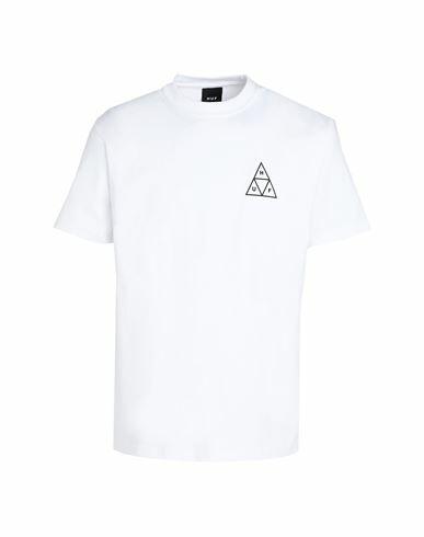 Huf Man T-shirt White Cotton Cover