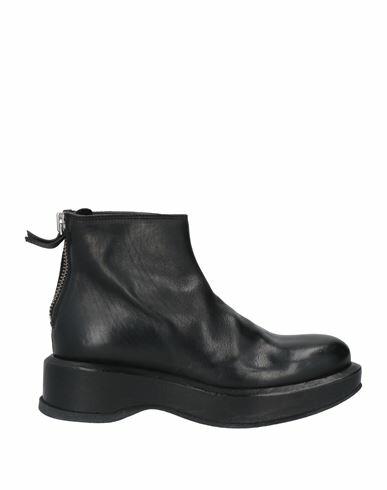 Moma Woman Ankle boots Black Leather Cover