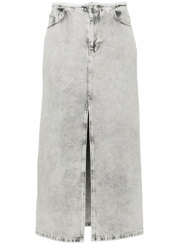 AllSaints Honor denim midi skirt - Grey Cover