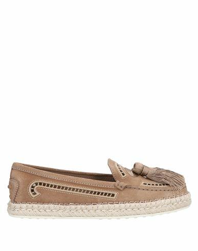 Tod's Woman Espadrilles Khaki Soft Leather Cover