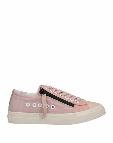 Cesare Paciotti 4us Woman Sneakers Blush Soft Leather, Nylon Cover