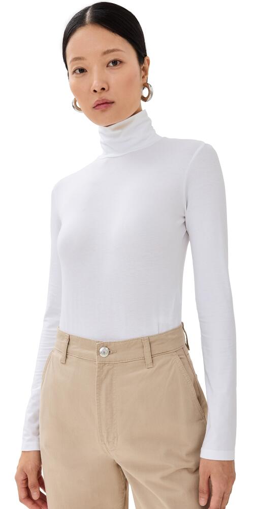 Another Tomorrow Turtleneck Bodysuit White Cover