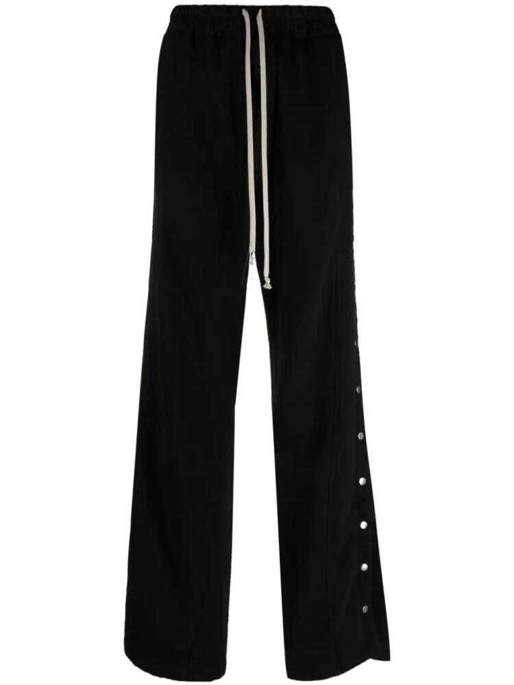 Rick Owens DRKSHDW Pusher organic cotton track pants - Black Cover