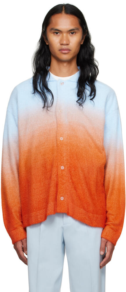 Bonsai Blue & Orange Fluffy Shirt Cover