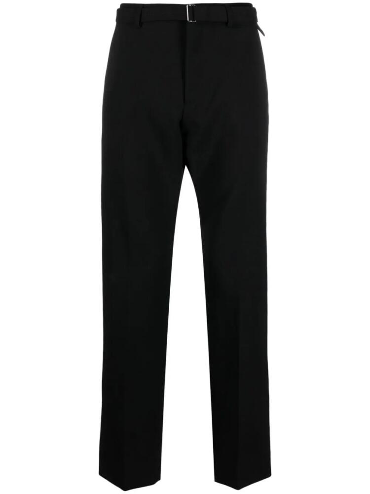 Lanvin side-slit straight-leg tailored trousers - Black Cover