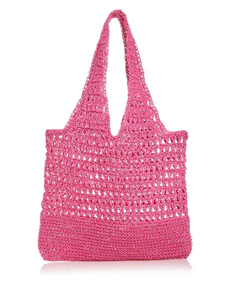 Aqua Crochet Tote - Exclusive Cover