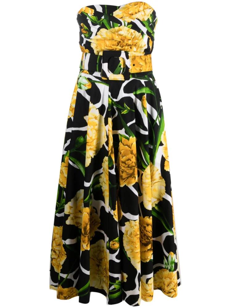 Samantha Sung Carol floral print maxidress - Yellow Cover