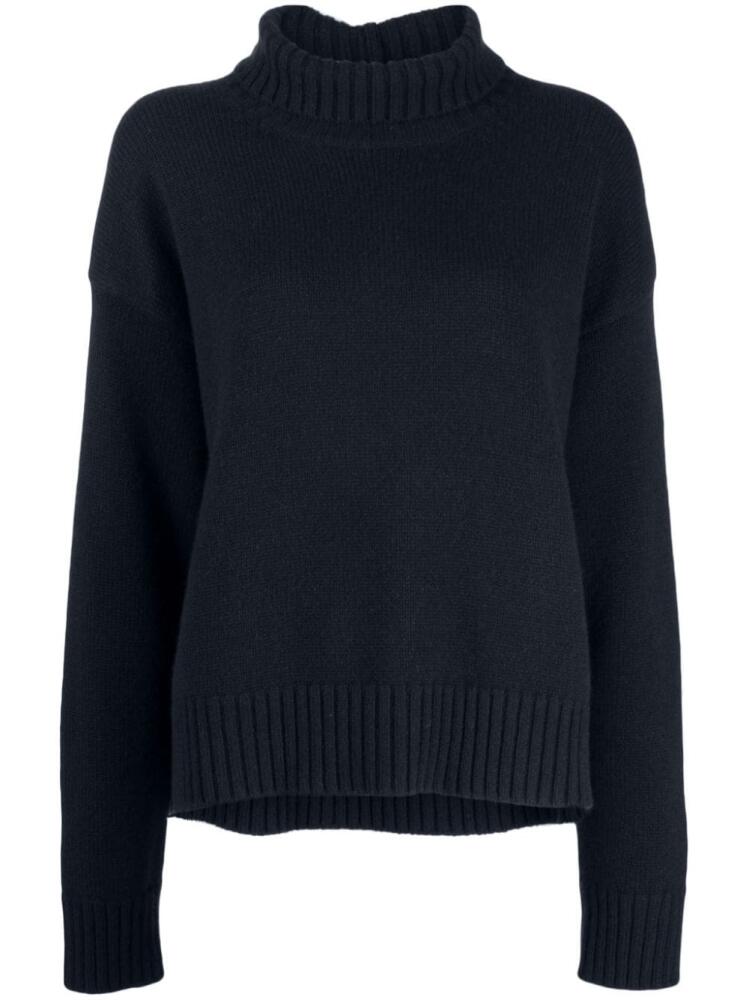 Jil Sander roll-neck long-sleeve jumper - Blue Cover