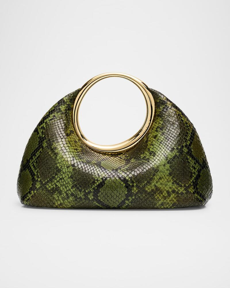 Jacquemus Le Petit Calino Snakeskin Printed Leather Top-Handle Bag Cover