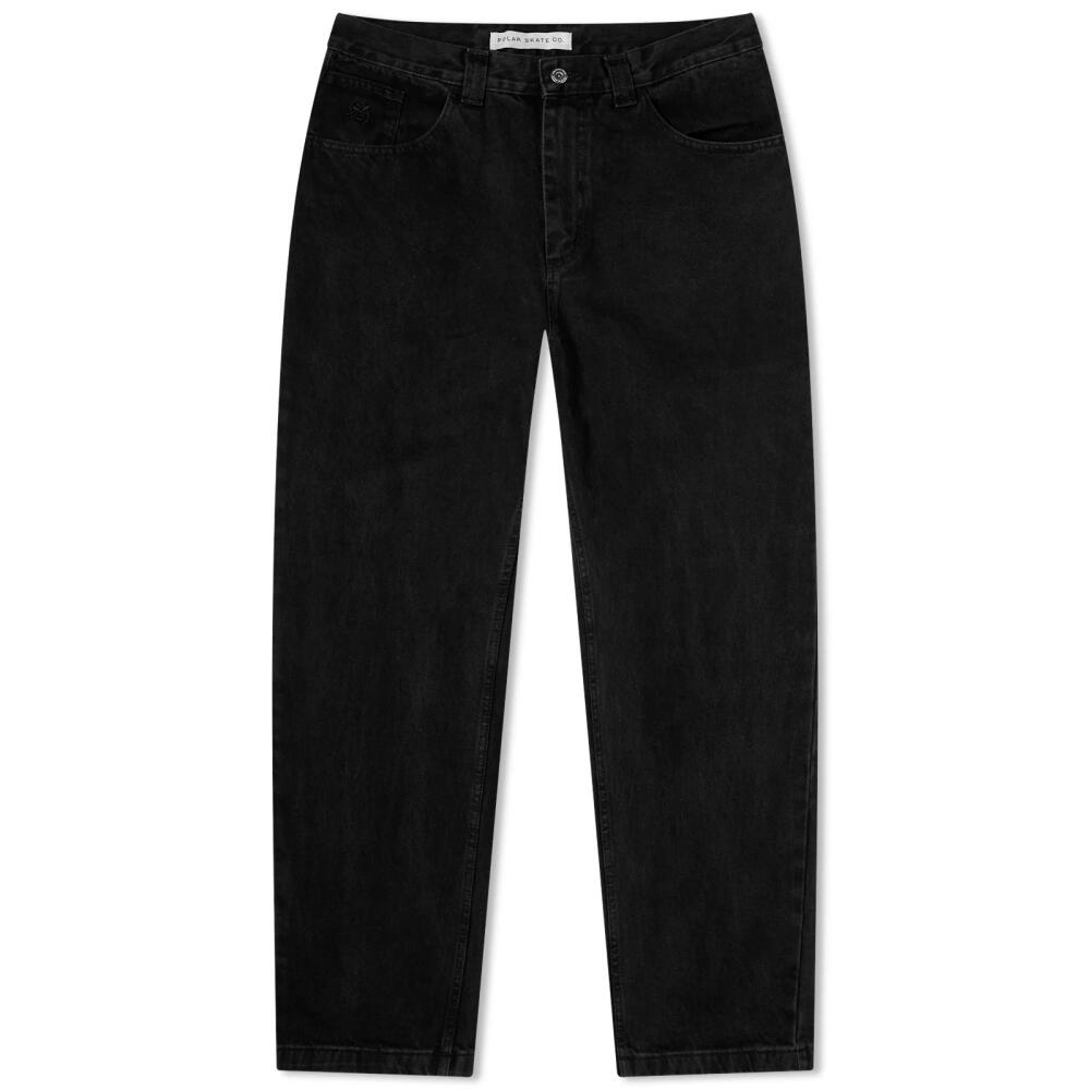 Polar Skate Co. Men's 93! Jeans in Pitch Black Cover