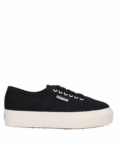 Superga Woman Sneakers Black Textile fibers Cover