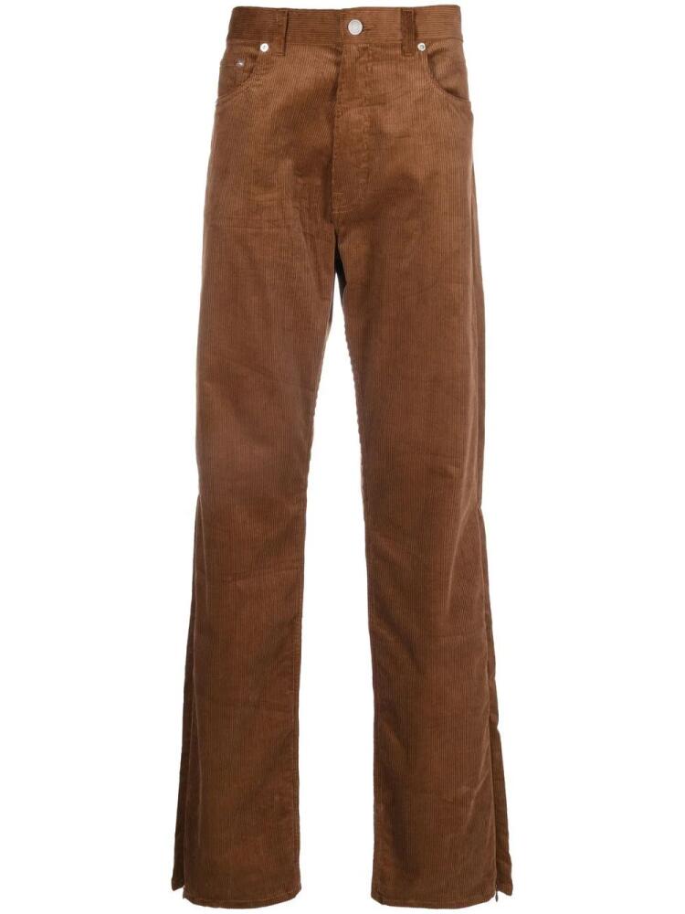 VTMNTS straight-leg corduroy trousers - Brown Cover